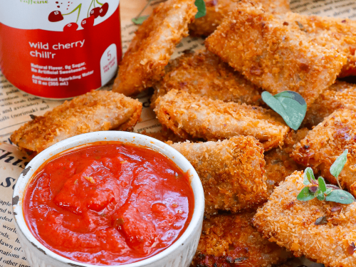 Wild Cherry-Pepperoni Pizza Bites